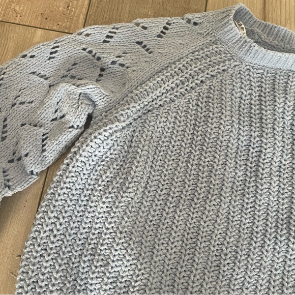 *STAR & LILY *SOFT knitted Light Blue Kids girls small 7/8 - Picture 3 of 9